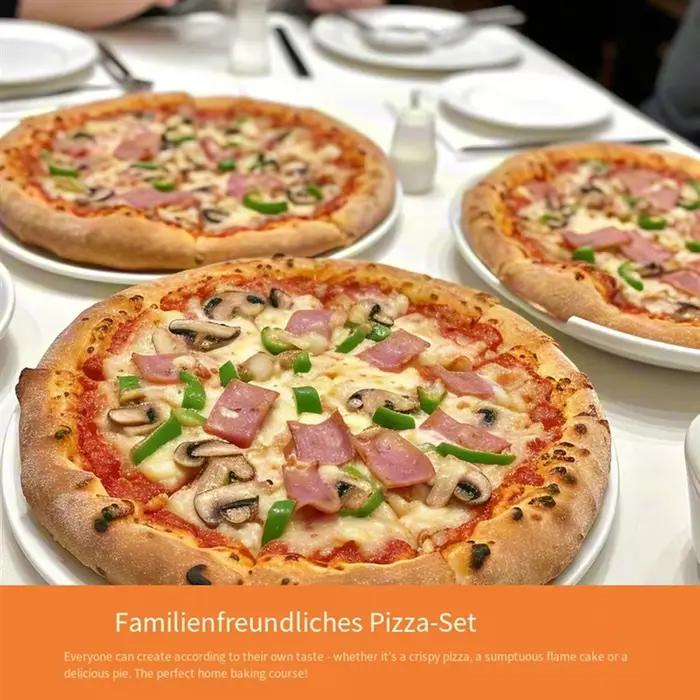 SOFT-Pizza Four Plateau Lot de 2 plateaux de cuisson ronds de 25,5 cm de diamètre avec revêtement antiadhésif anodisé 1,5 cm de hauteur