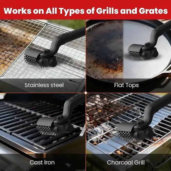 Brosse de nettoyage électrique pour barbecue