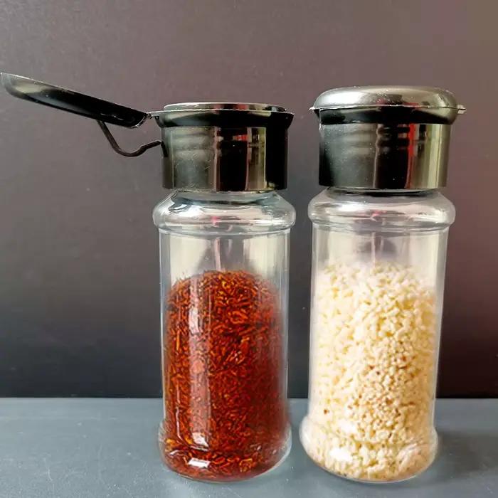 Pots pour épices, salière de cuisine, 100ML, récipients pour condiments, Barbecue, bouteilles d'assaisonnement, 5/10/15/20 pièces