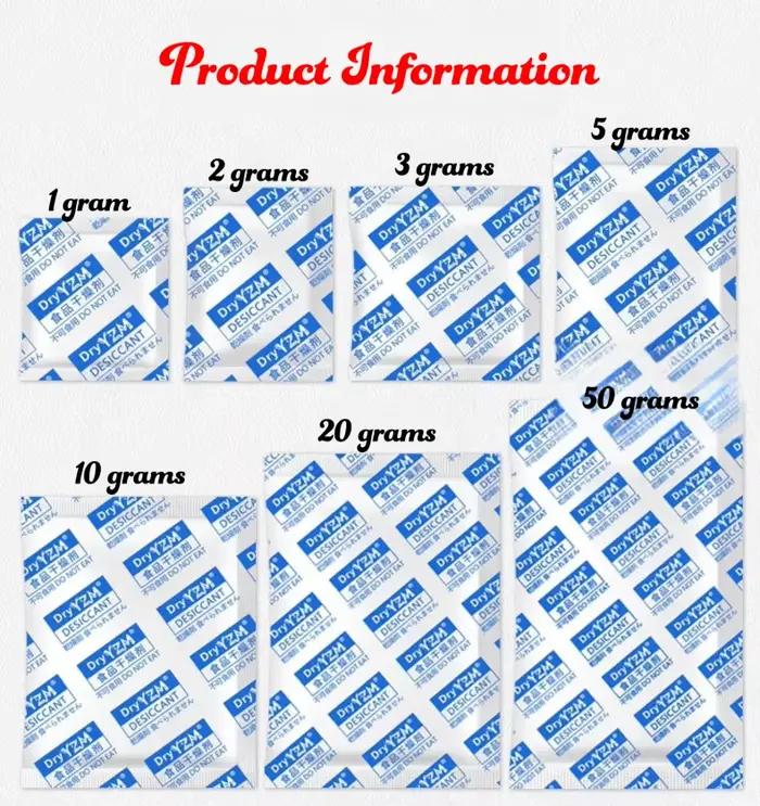 Pochettes déshydratantes alimentaires