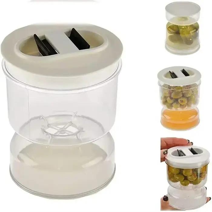 Boc scellé de stockage à domicile de 1 pièce pour la cuisine de marinage de la séparation humide et sèche de la boîte de marinage de la séparation de la séparation de la séparation de la séparation de