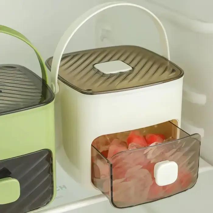 Moule à glaçons à 48 grilles réfrigérateur réutilisable machine à glaçons facile à utiliser pour glaçons maison boissons fraîches occasions spéciales famille amis