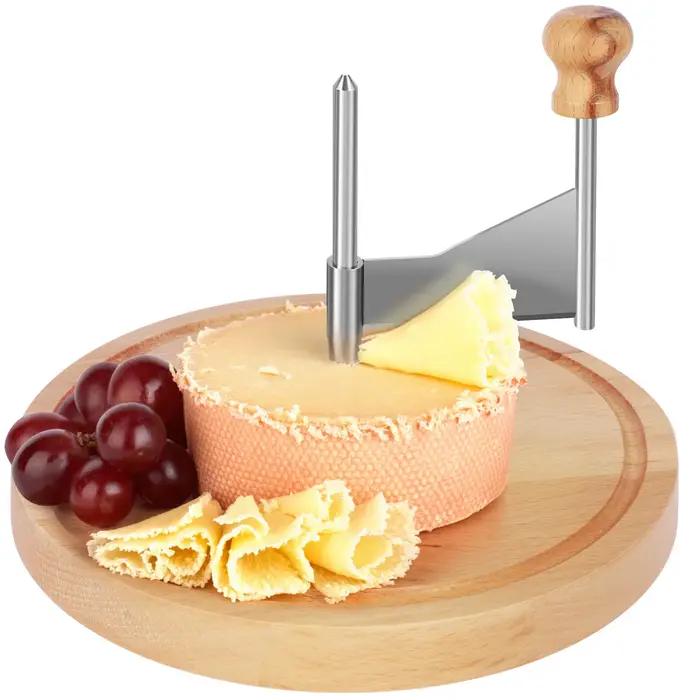 Outil pour fromage en bois de haute qualité coupe-fromage rasoir à fromage râpe à beurre broyeur de fromage au chocolat pour la cuisine occasions spéciales