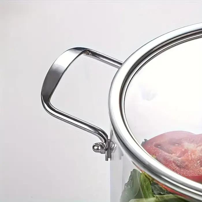 Casserole en verre 5, 5 L avec couvercle