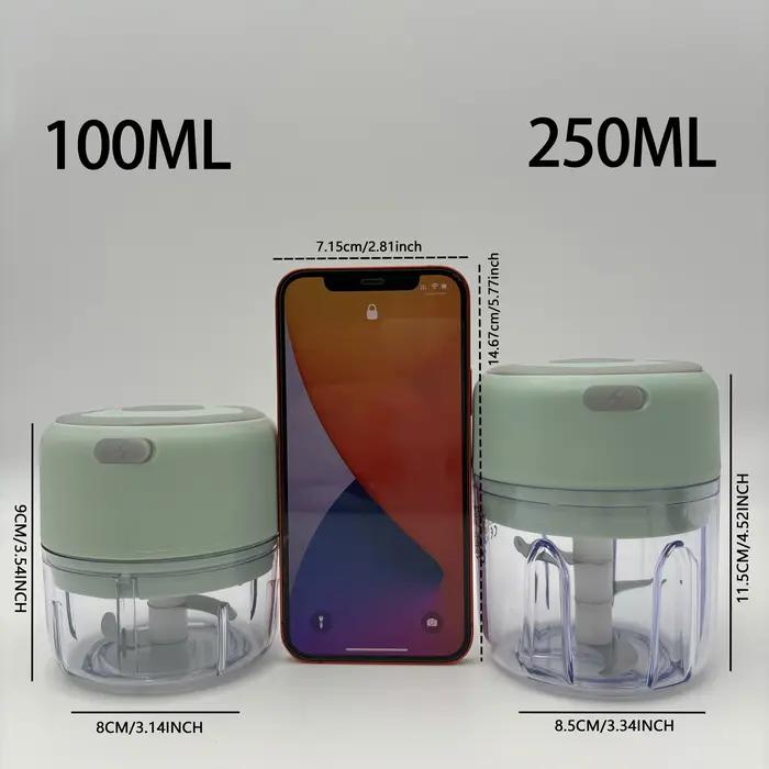 Mini hachoir électrique à ail de 100ml/250ml