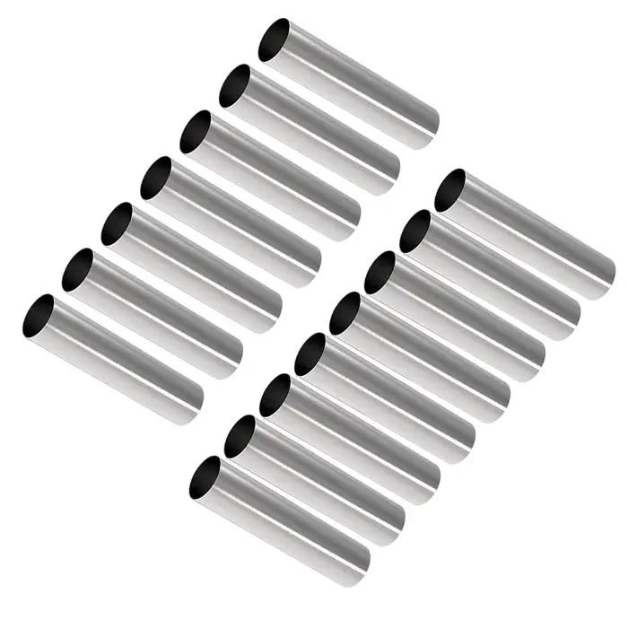 Tubes antiadhésifs en forme de Cannoli, outils de cuisson, moule de pâtisserie pour la fabrication de cornes de beurre, cônes de crème glacée, crêpes, 15 pièces