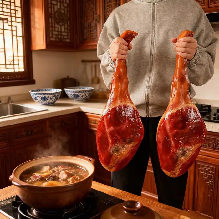 Fausses jambes de porc amusantes