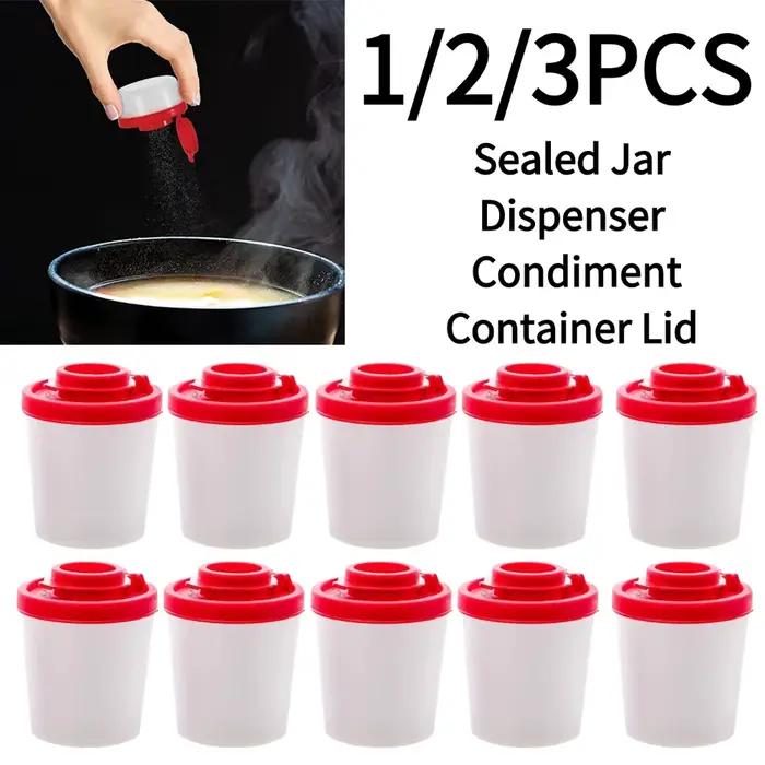 1/2/3 pièces Mini salières et poivrières anti-humidité pour le camping, les pique-niques, les activités de plein air, la cuisine, les boîtes à lunch et les voyages