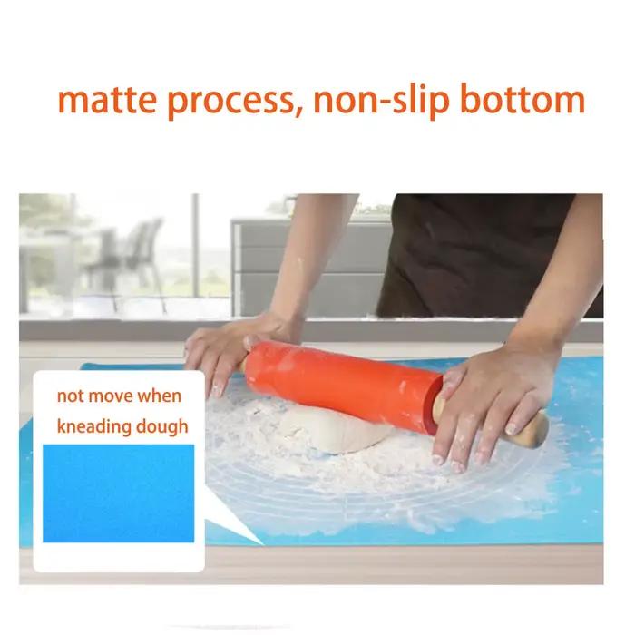 Planche à pâtisserie en silicone antiadhésive TOP-MAX pour pizza, macaron, biscuit et autres gadgets de cuisine occasions spéciales