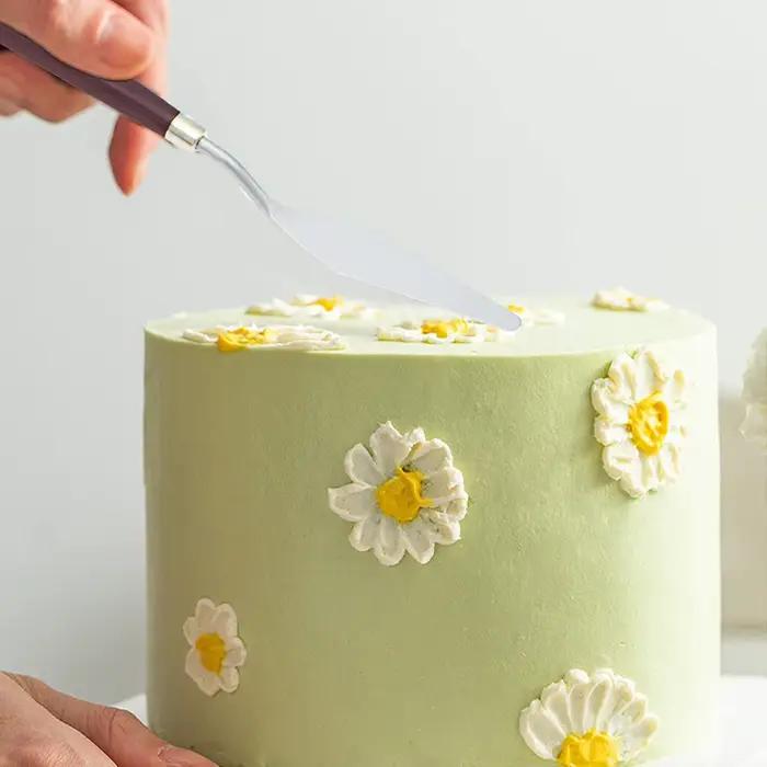 Couteau à peinture à l'huile pour peinture de gâteaux