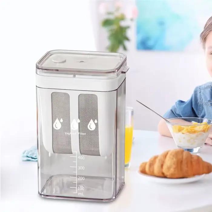 ABKJ - Outil de cuisine pour la préparation de yaourt grec épais 1100ML