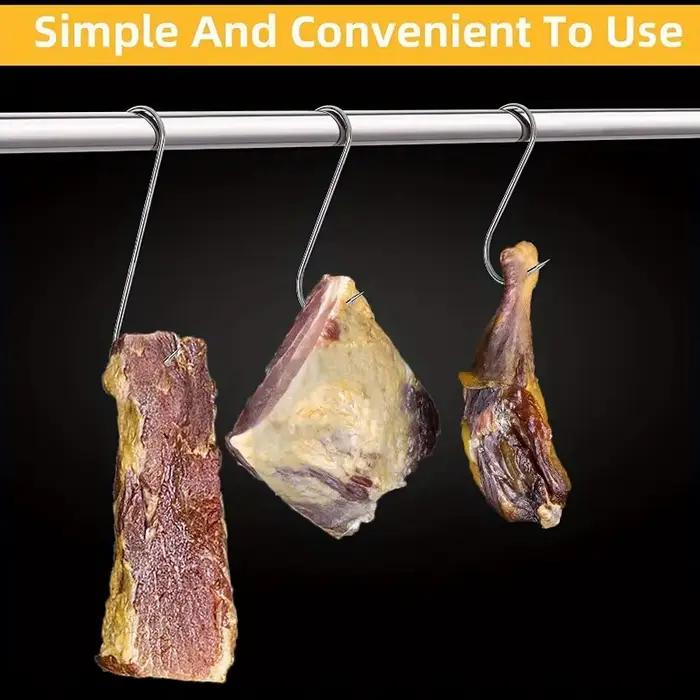 Crochets de suspension pour viande en acier inoxydable