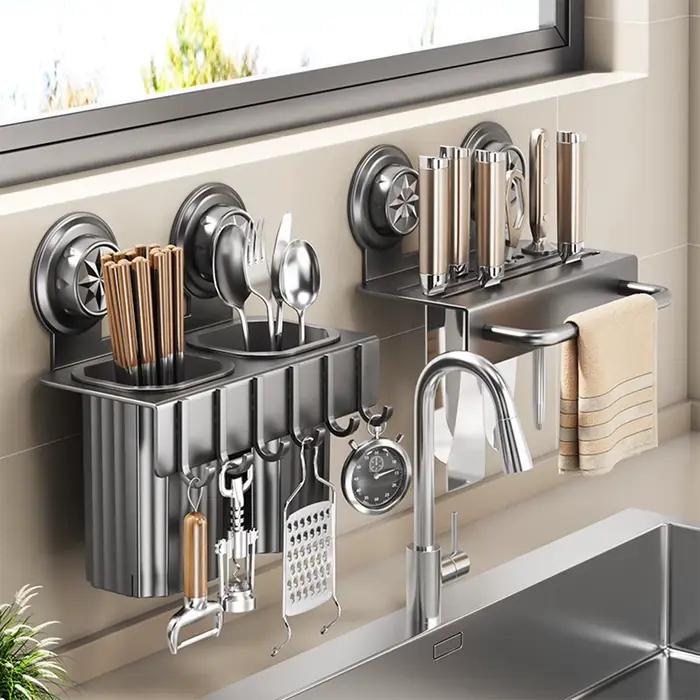 Support de rangement mural pour cuisine