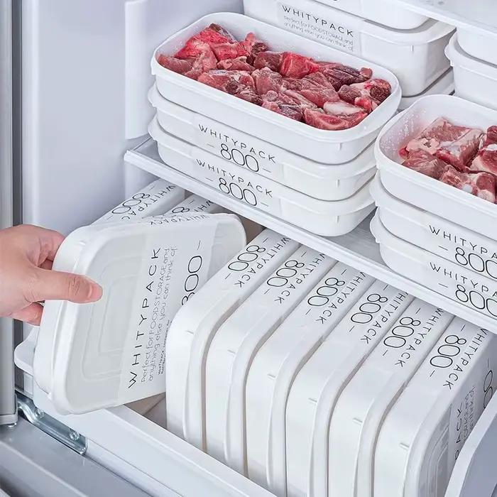 Boîte d'emballage de viande congelée pour la conservation de fruits et légumes, boîte de stockage de nourriture, rangement intelligent pour réfrigérateur