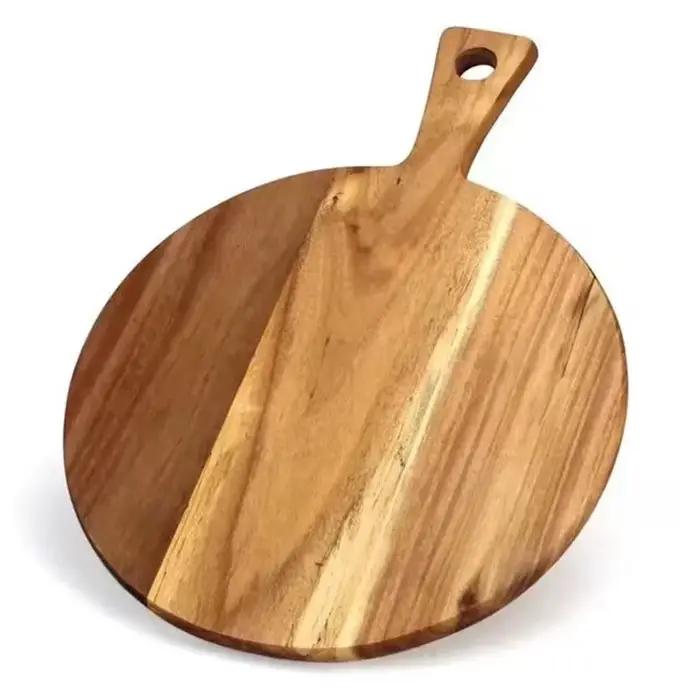 Planche à découper en bois d'acacia avec poignée 40x30cm