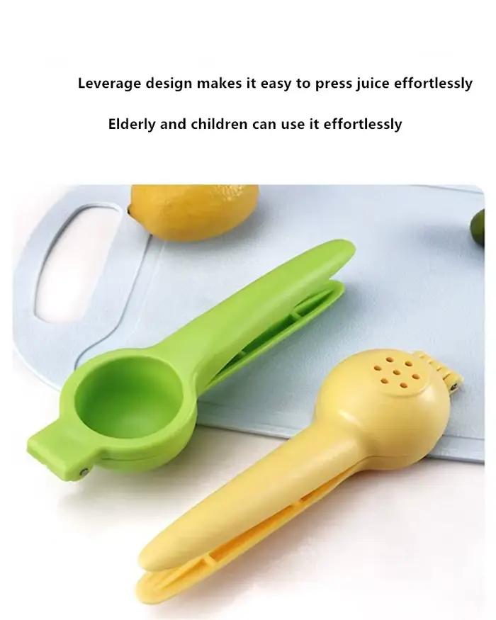 Mini presse-citron manuel pour citrons et oranges conception portable et durable pour cuisine et pique-nique usage quotidien et cadeau idéal