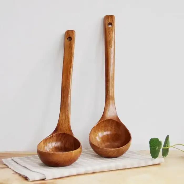 Cuillères en bois Kemu Big Nanmu de qualité supérieure