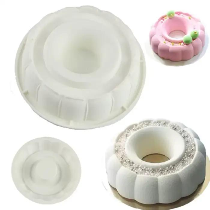 Moule à gâteau à pâtisserie rond en forme de fleur
