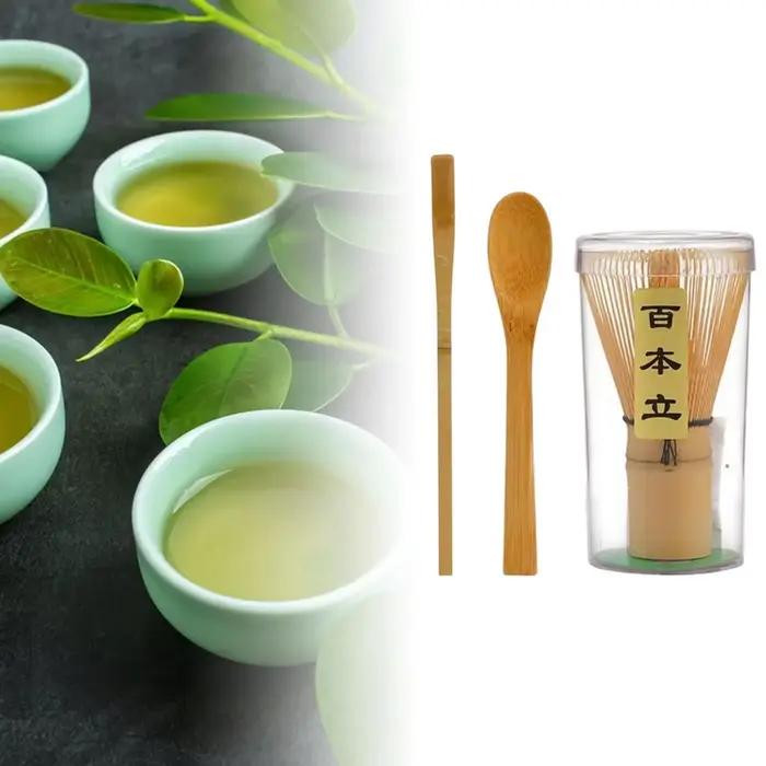 Ensemble de fouets Matcha fait à la main, kit de démarrage multifonction en bambou pour préparation de thé, idéal pour amateurs et débutants, cadeau unique pour occasions spéciales