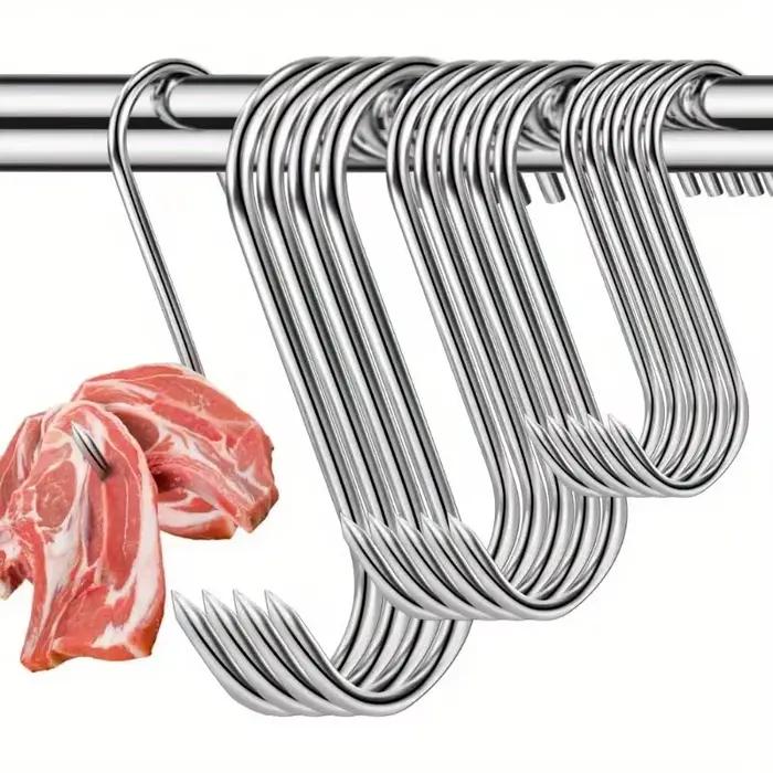 Crochets de suspension pour viande en acier inoxydable
