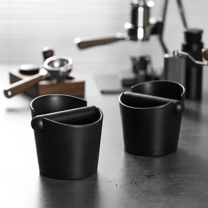 Boîte à café anti-dérapante pour barista récupération résidus espresso seau poudres accessoires outils pour café professionnel maison occasions spéciales