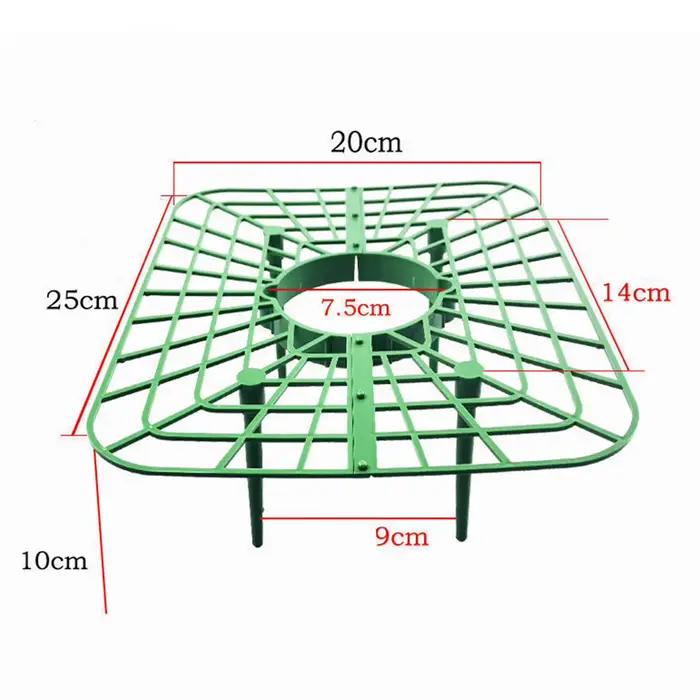 5/10 supports carrés en plastique pour fraises, tomates et poivrons – Supports de jardinage pour plantes vertes