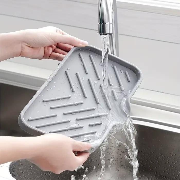Plateau d'évier en Silicone avec vidange