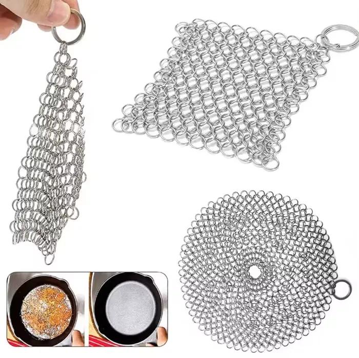 Net de nettoyage de cuisine en acier inoxydable