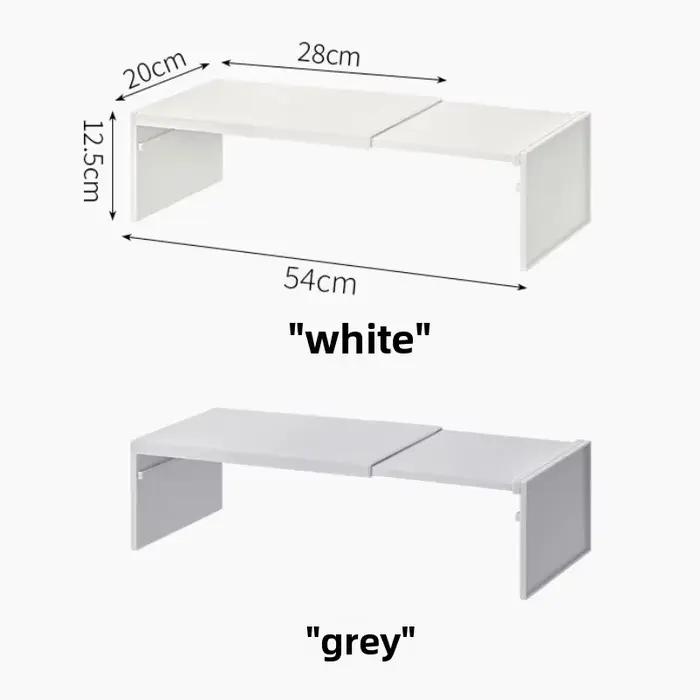 Étagère de cuisine rétractable, armoire multifonctionnelle pour la maison, plat superposé, finition bouteille d'assaisonnement, support de rangement, organisateur de réfrigérateur