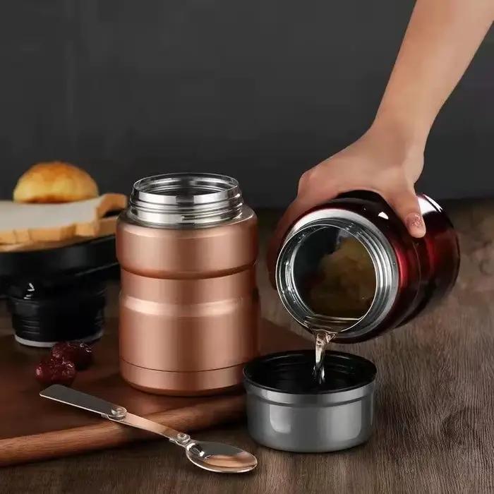 Boîte à déjeuner isolante en acier inoxydable
