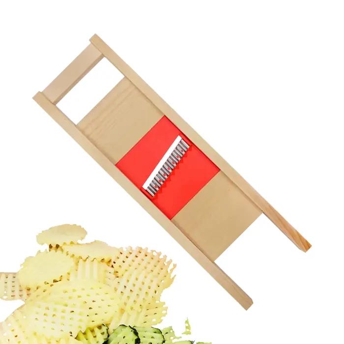 Grille à frites en acier inoxydable, outil de cuisine pour pommes de terre, légumes, coupe-frites, râpe et trancheuse