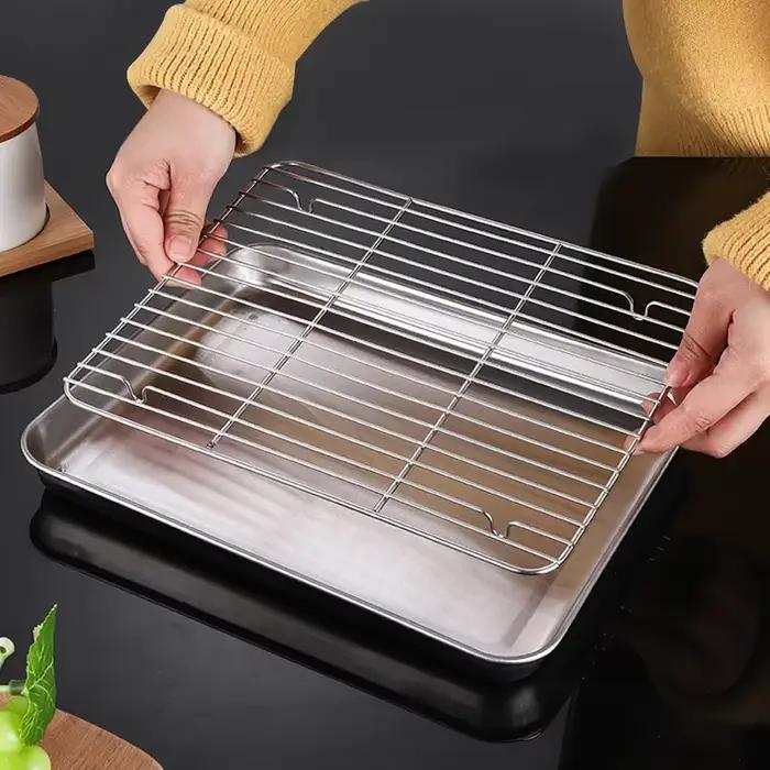 Plateau de Barbecue en acier inoxydable