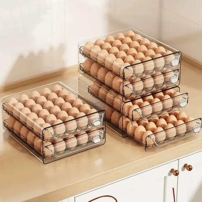 Boîte de rangement pour œufs transparente