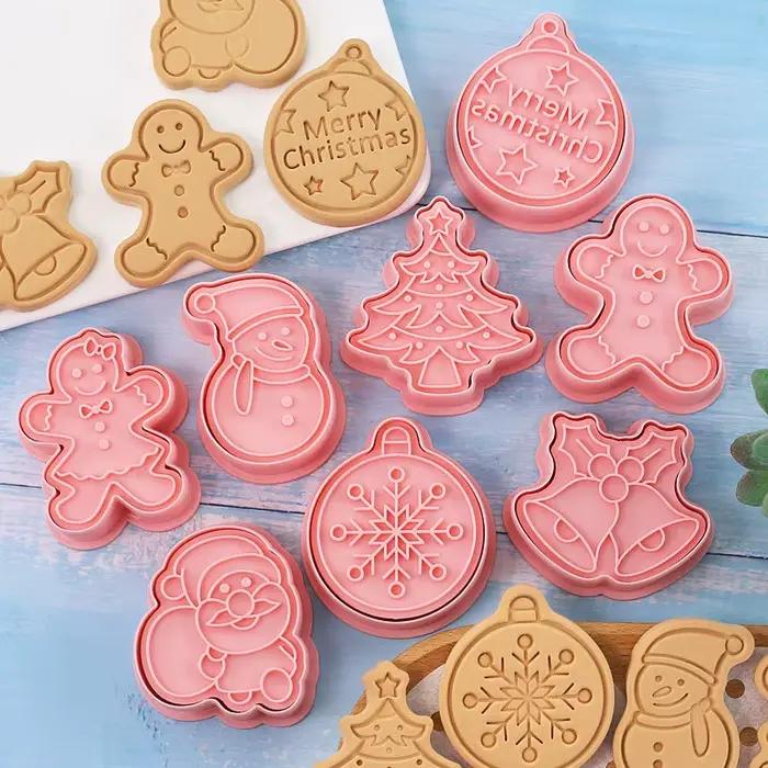 Emporte-pièces de noël presse 8 pièces