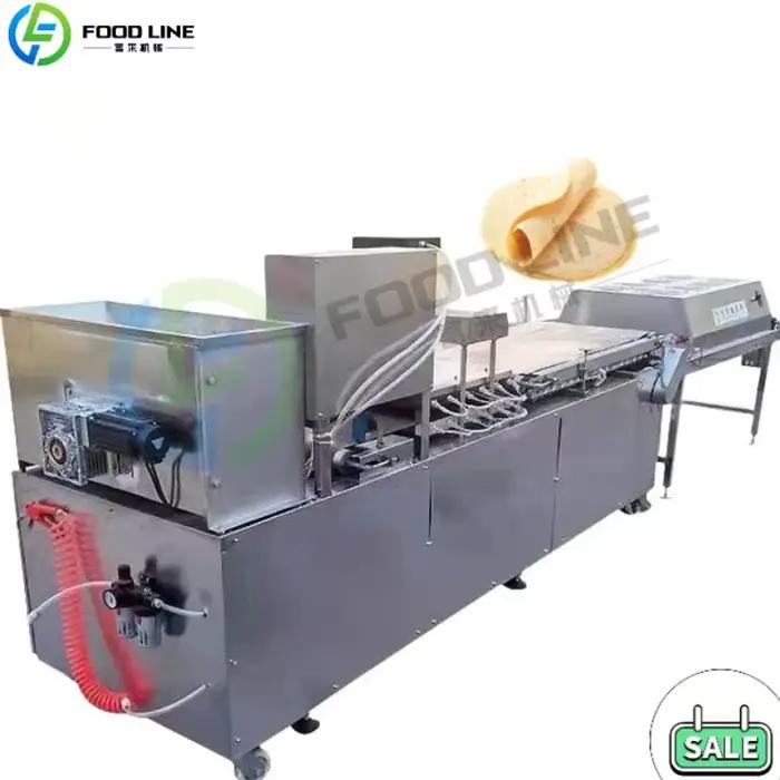 Machine à pain arabe commerciale automatique, machine à pain pita du Moyen-Orient, machine à crêpes indiennes / machine à tortillas mexicaines