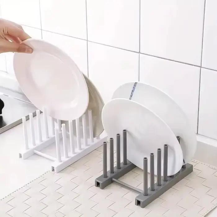 Support de rangement de cuisine, support de couvercle de casserole en acier inoxydable, support créatif pour bols et plats, accessoires de cuisine