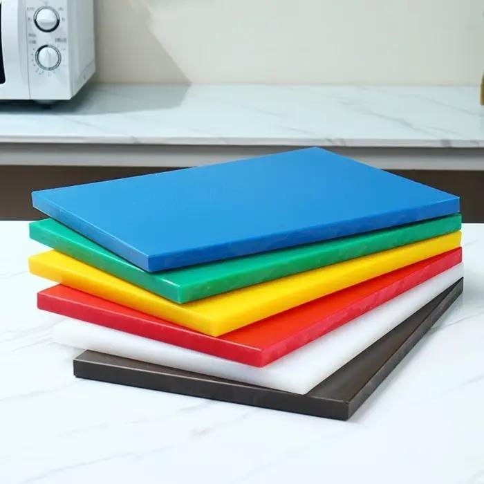 Planche à découper en plastique HDPE de qualité alimentaire 36*28*1.3cm