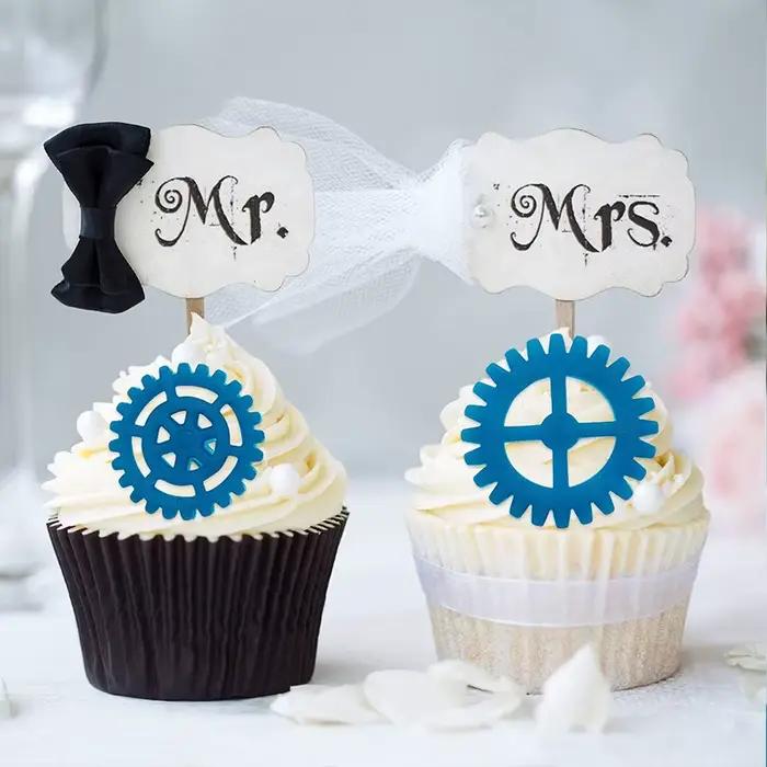Moules à fondant Steampunk en plastique de qualité alimentaire pour gâteaux et cupcakes occasions spéciales