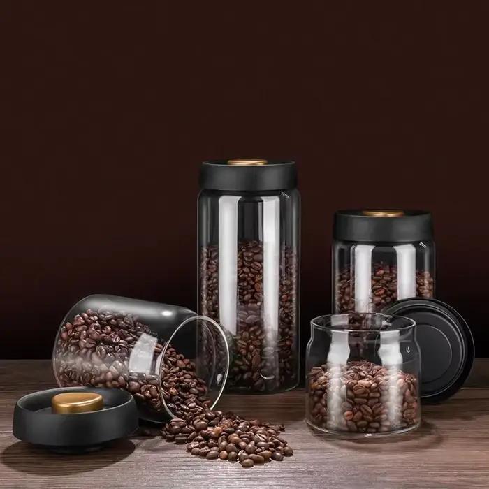 Pot sous vide en verre à haute teneur en borosilicate pour café et thé à sceller hermétiquement pour maison et jardin occasions spéciales