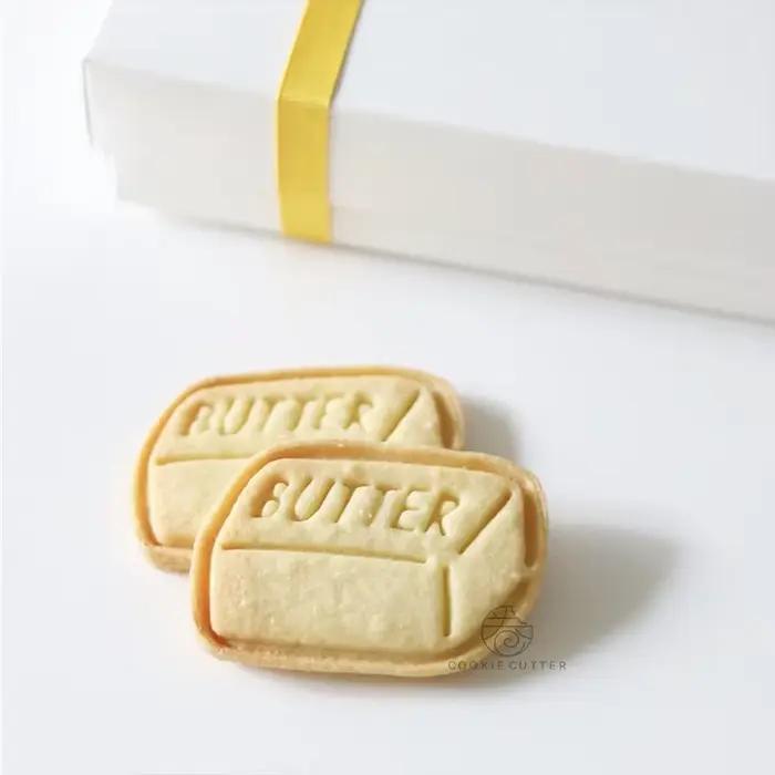 Moule à biscuits en forme de brique carrée pour beurre