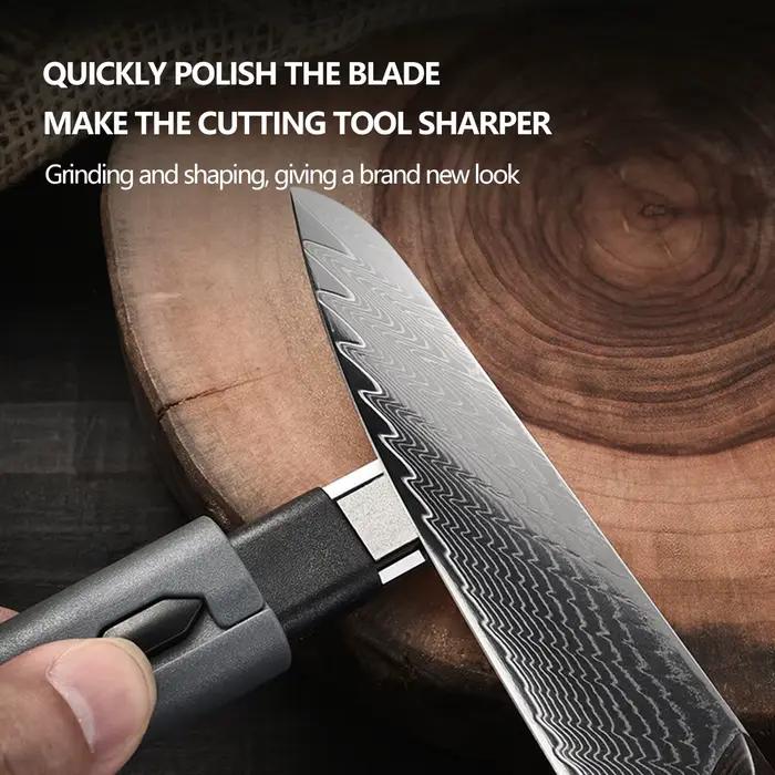 Pierre à aiguiser les couteaux, aiguiseur pliable, pierre à aiguiser à l'eau pour les chefs de cuisine, outil d'aiguisage de qualité commerciale pour les outils