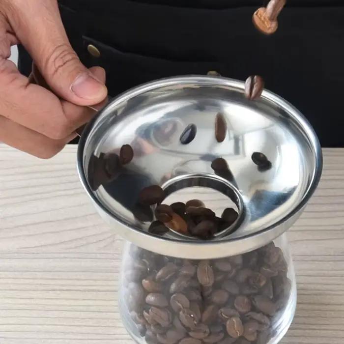 Entonnoir à large ouverture en acier inoxydable pour la mise en conserve