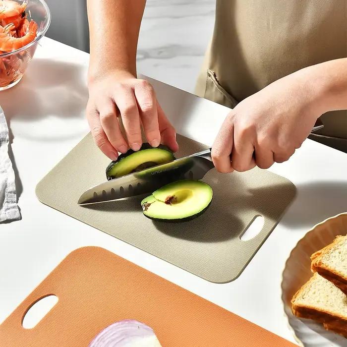 1/3 pièces outils de cuisine multicolore facile à nettoyer planche à découper en plastique antidérapante bloc de coupe alimentaire tapis outil cuisine fournitures de cuisine