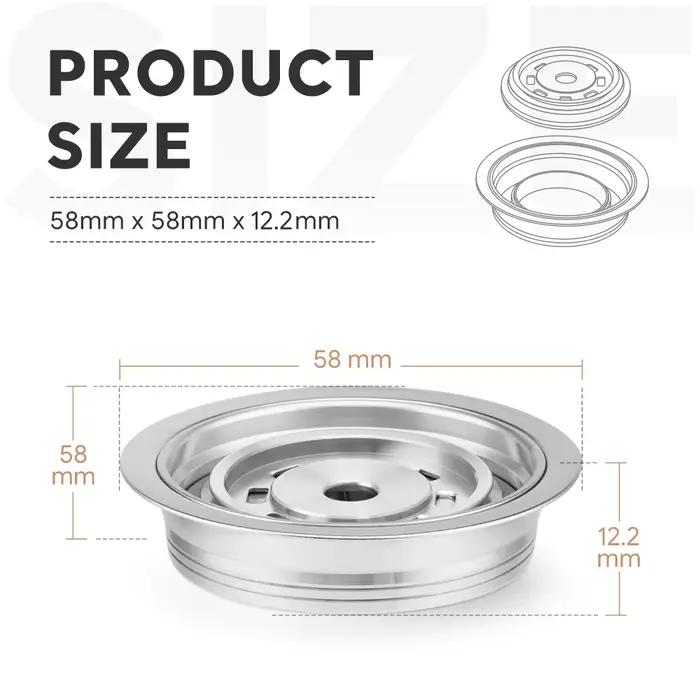 Pour Vertuo Pop Vertuoline prochain adaptateur de capsule de café réutilisable Nespresso convertit aux dosettes Vertuoline accessoires iCafilas