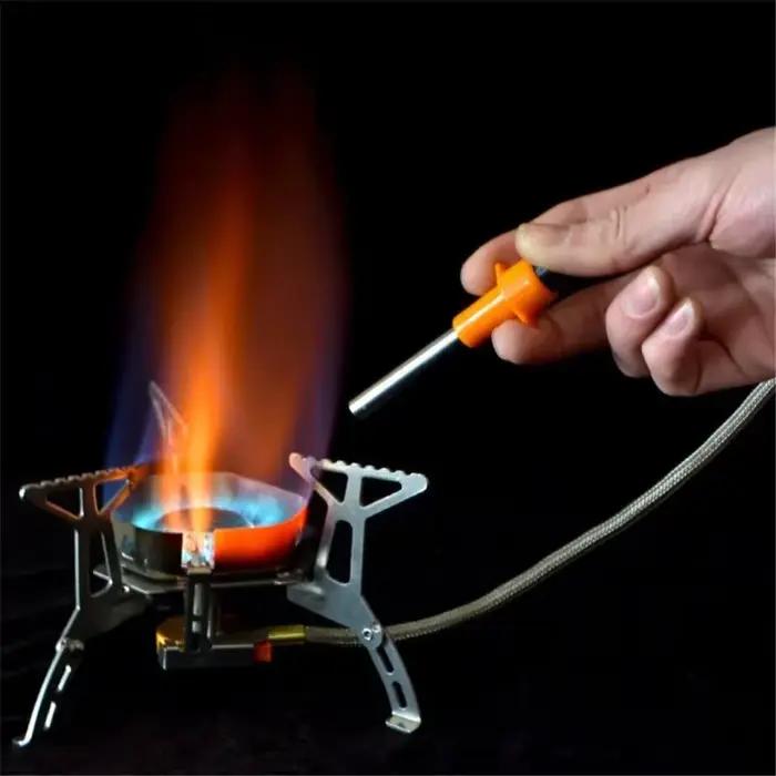 Mini allumeur de camping en acier inoxydable pour randonnée et barbecue occasions spéciales