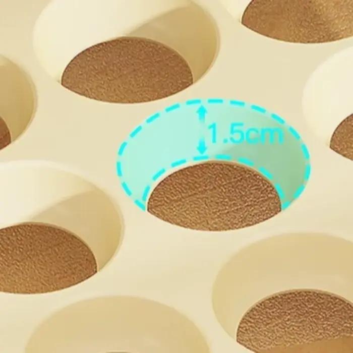 Boîte de rangement pour œufs transparente