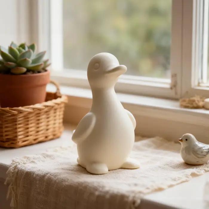 Moule en silicone en forme de petit canard mignon et dodu
