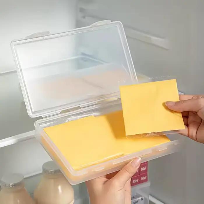 Boîte de rangement de cuisine polyvalente pour tranches de fromage