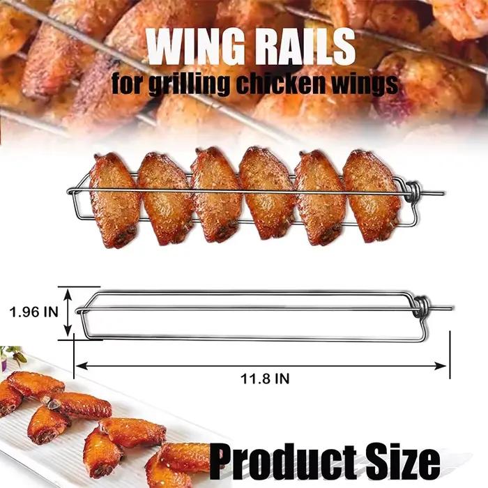 LMETJMA Fourchettes à Ailes de Poulet en Acier Inoxydable
