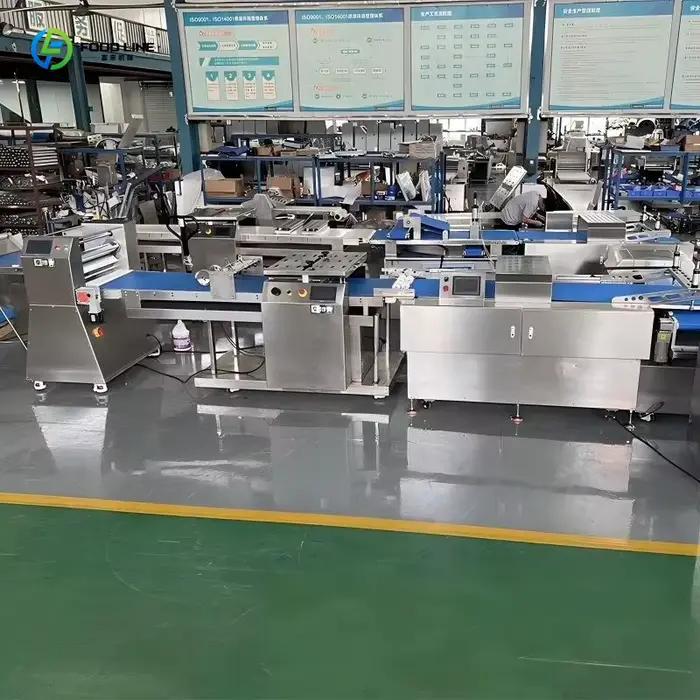 Machine automatique de fabrication de beignets sur mesure, haute efficacité, pour usage en boulangerie